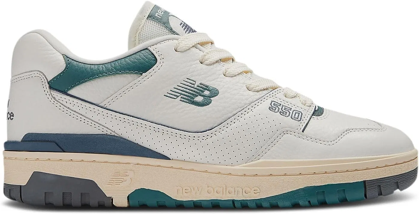 Кроссовки New Balance Herren 550, белый/синий/зеленый