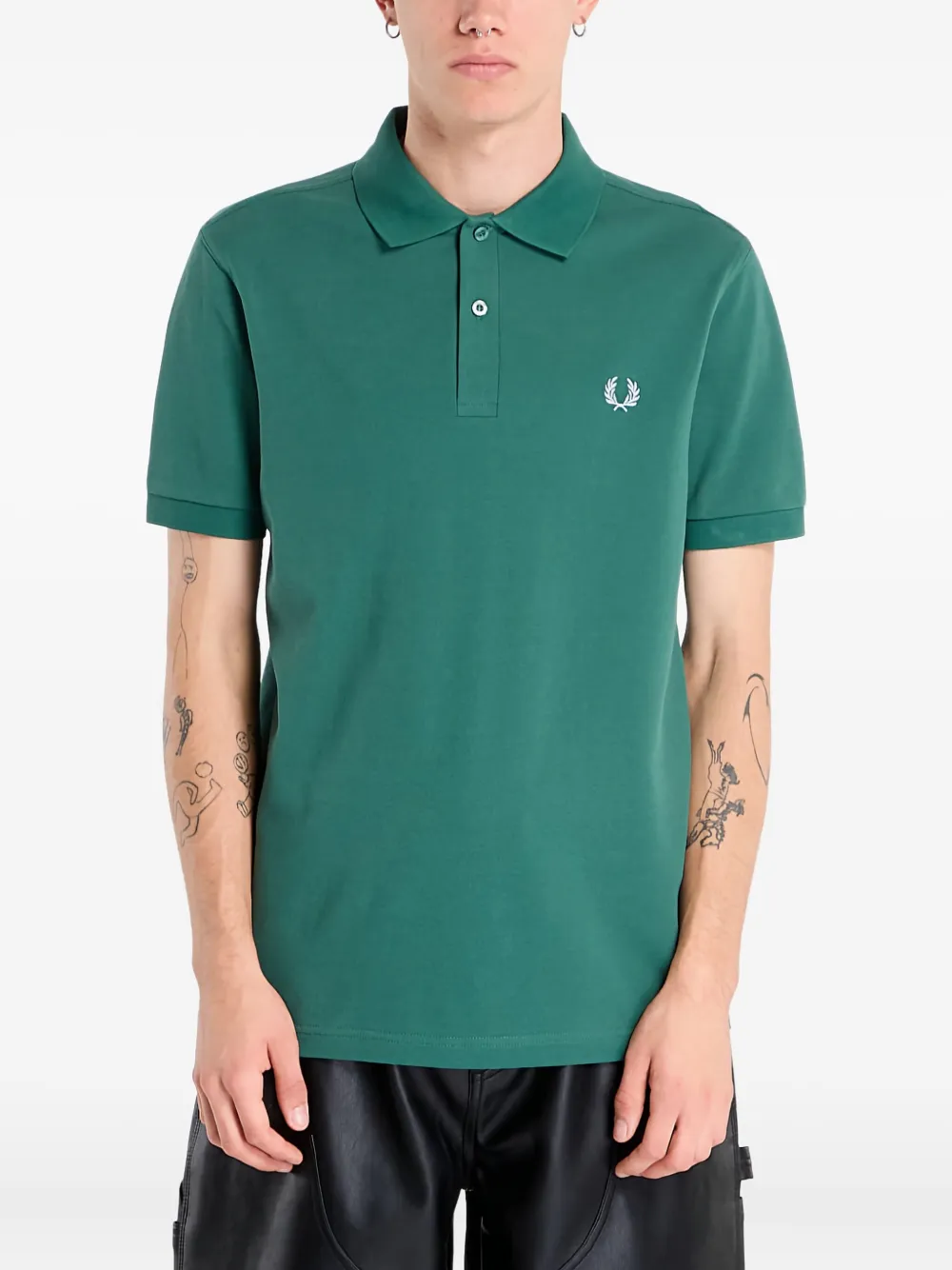 

Поло с короткими рукавами Fred Perry, зеленый