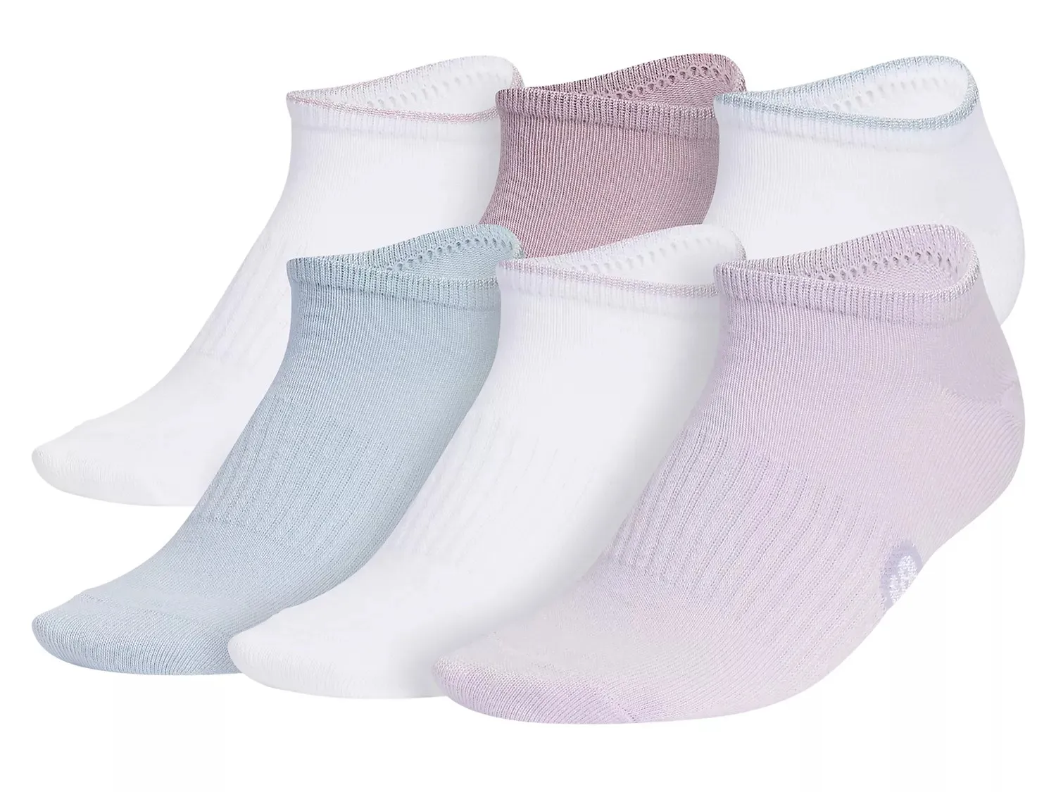 

Носки женские Adidas Superlite Classic No Show - 6 пар, разноцветные