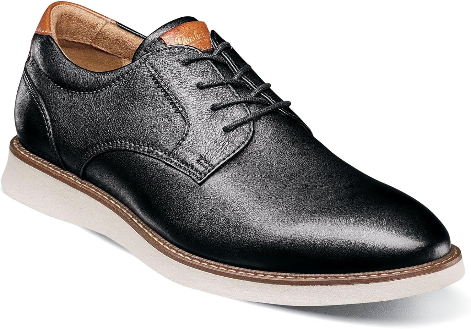 Мужские оксфорды Florsheim Launch с открытым носком, белый/черный — фото 2