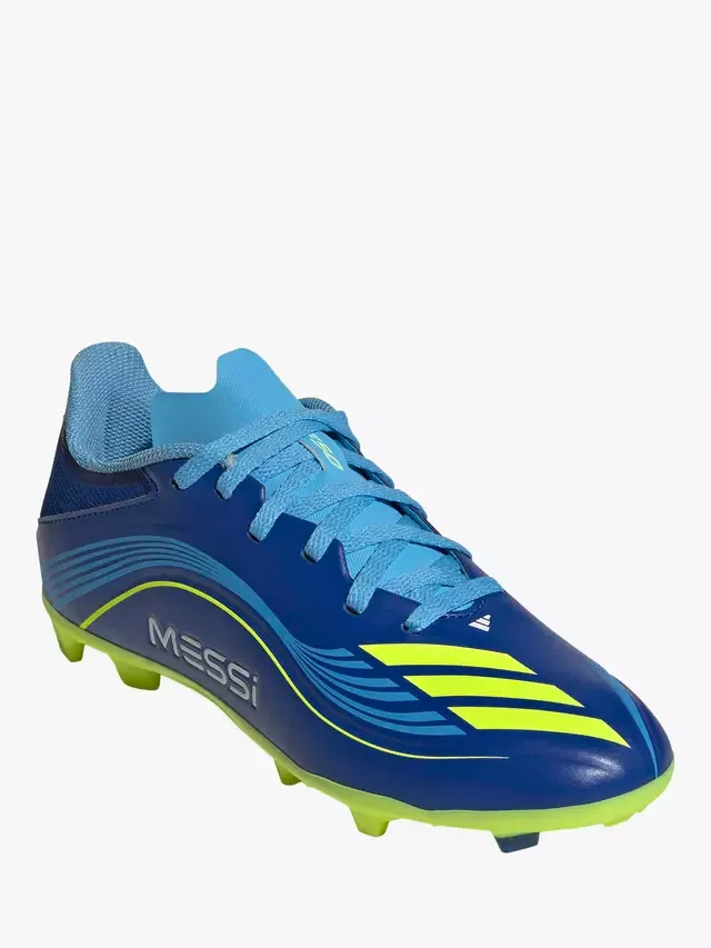 Детские футбольные бутсы F50 Messi League, синие adidas — фото 2