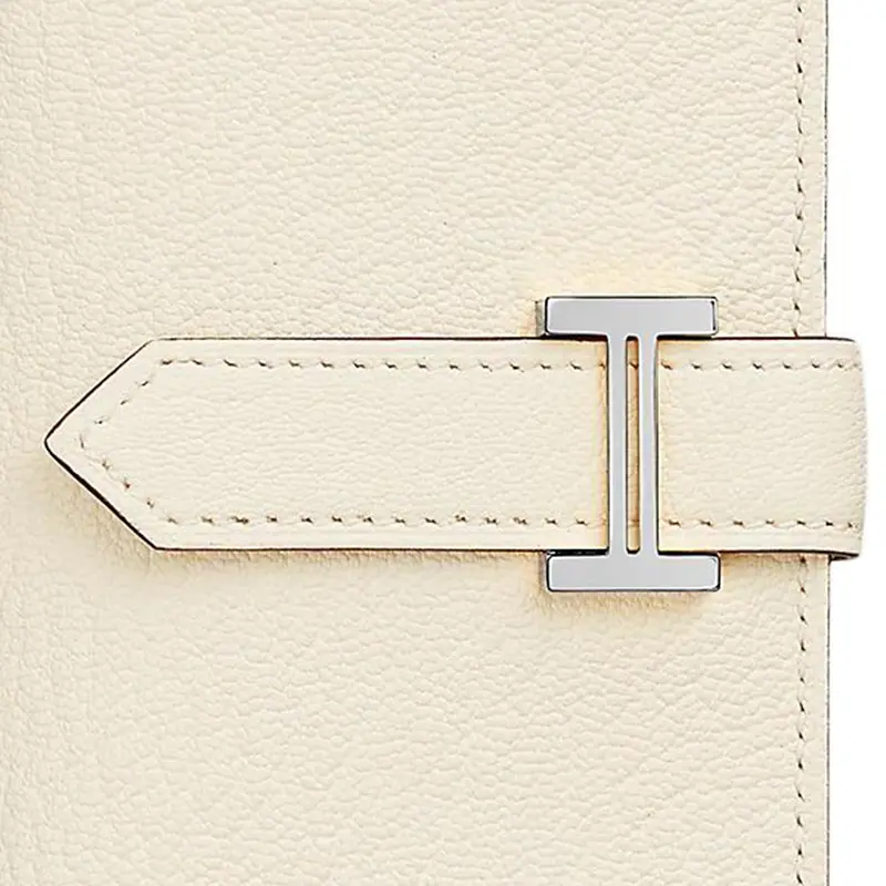 Мини-кошелёк Bearn Mysore Goat Skin для женщин I2 Nata Cream White HERMES, Box Included — фото 3