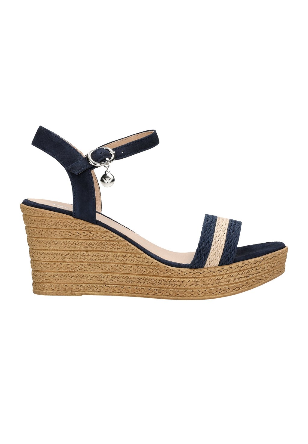 Босоножки на танкетке Platform sandals Wojas, темно-синий