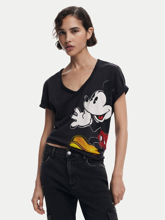 

Футболка обычного кроя Mickey Joker 25SWTKAG Desigual, черный