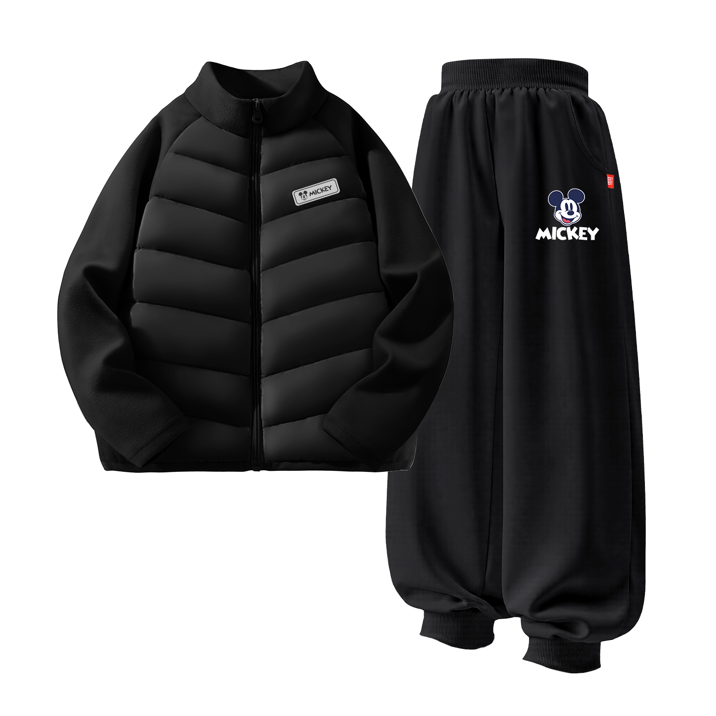 Детский спортивный комплект Casual Sportswear 2 Piece Set Disney, [thickened and fleece-lined]di h square hook-and-loop k экрю+di b trendy mickey kсерый — фото 3