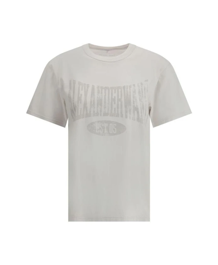 

Знаменитая футболка с монограммой Alexander Wang, белый