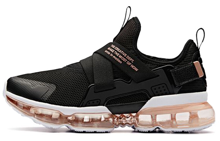 

Кроссовки женские SEEED Low-top Черный/Белый/Розовое золото Anta