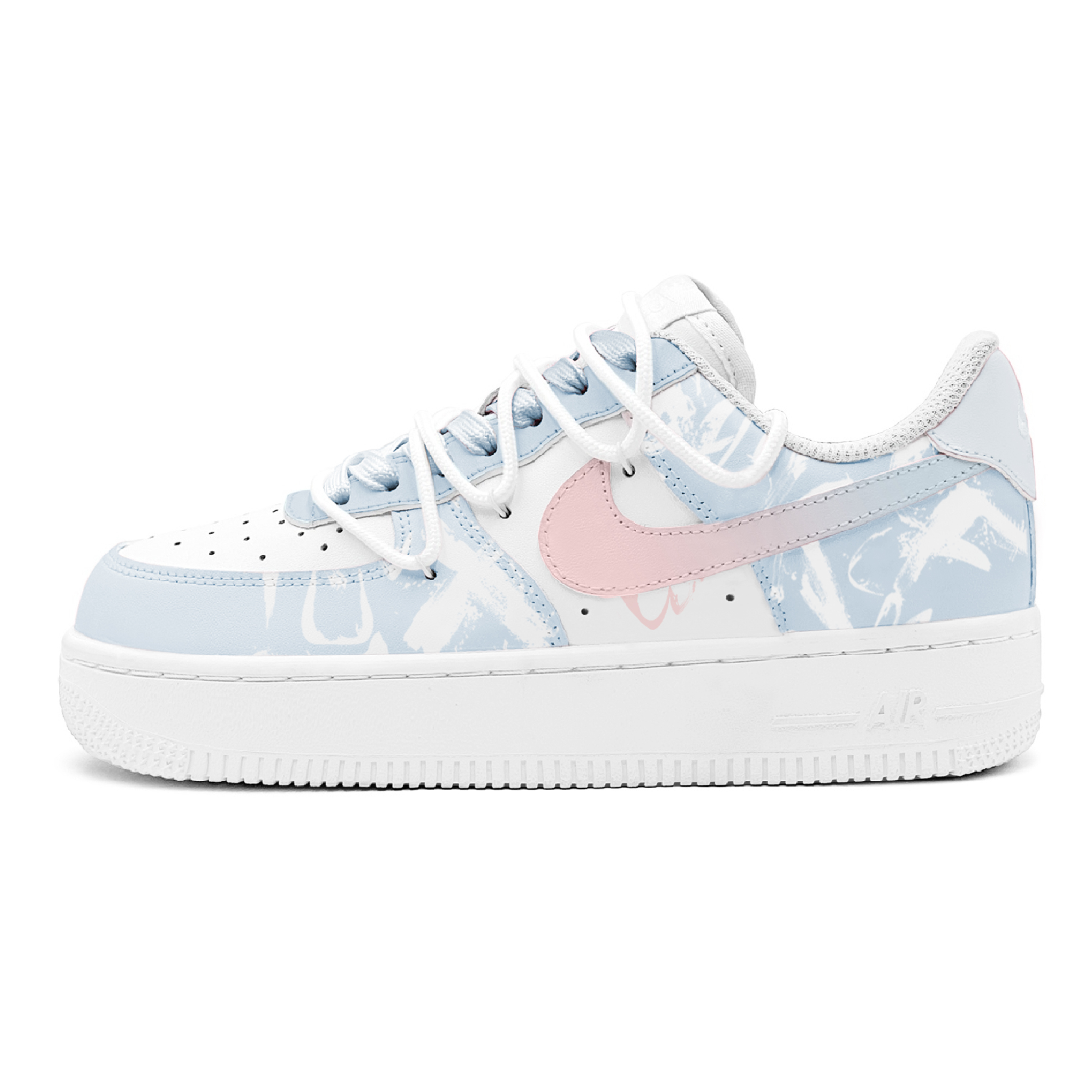 

Детские кроссовки для скейтбординга Air Force 1 для начальной школы Nike, белый