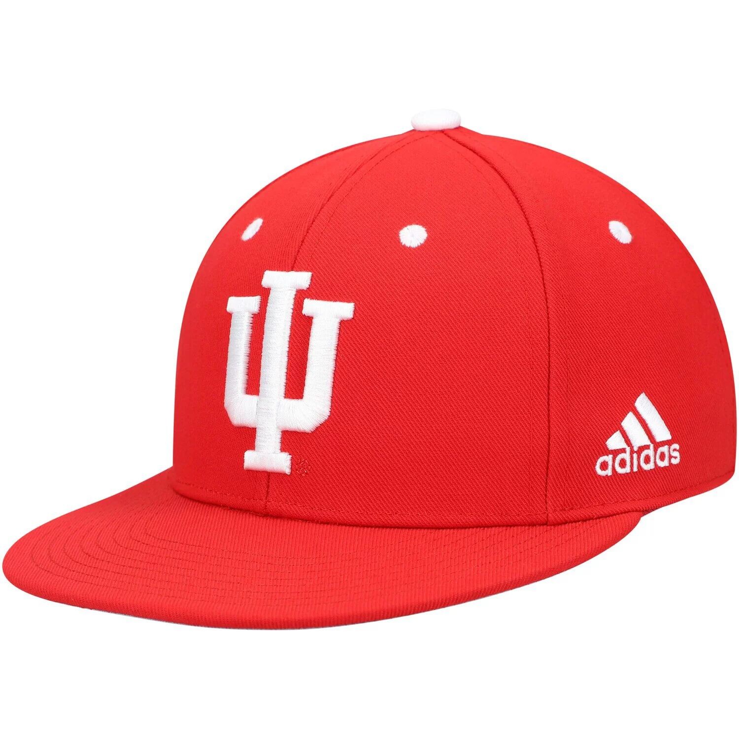 

Мужская бейсбольная бейсболка adidas Indiana Hoosiers малинового цвета