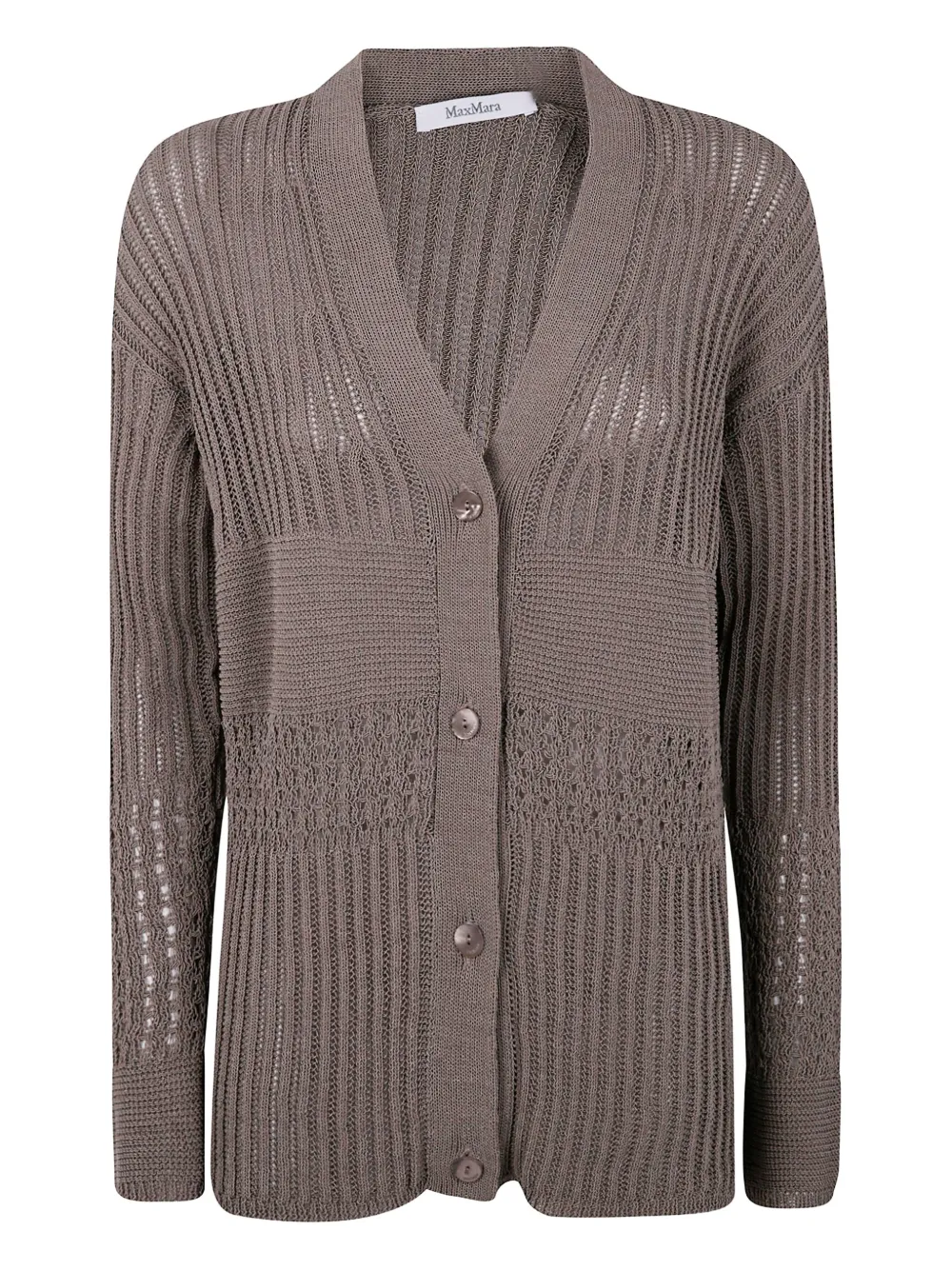 

Кардиган March на пуговицах MAX MARA, нейтральный