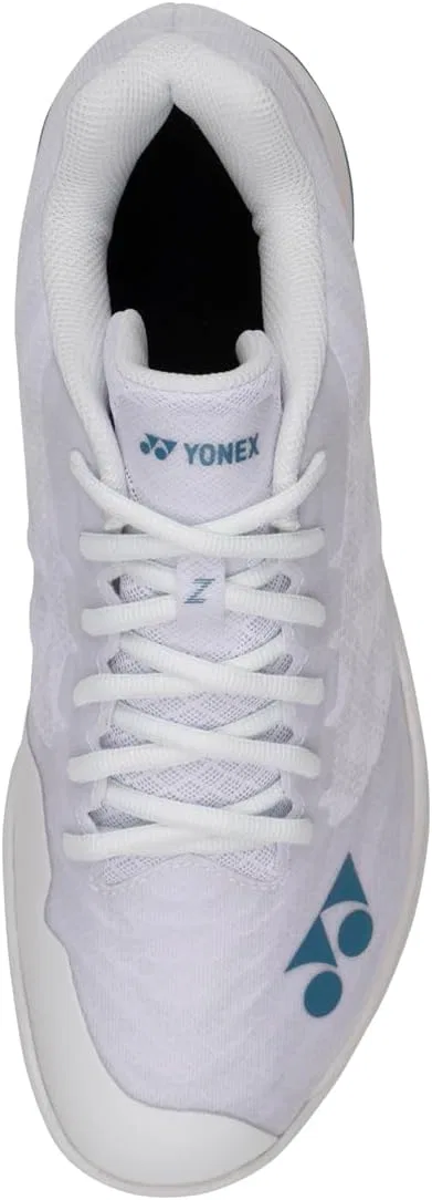 Мужские ультралегкие кроссовки для бадминтона YONEX Aerus Z2 с амортизацией Power Cushion+, White Blue — фото 3