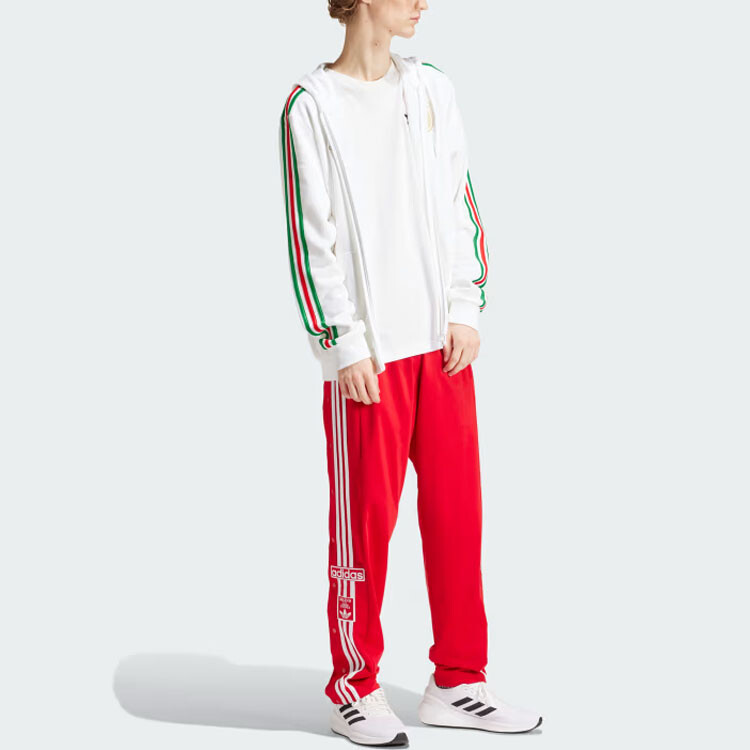 Италия Куртка Мужская Белая Adidas, белый — фото 4