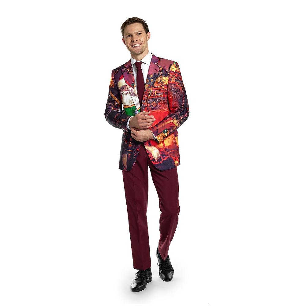 

Мужские костюмы OppoВинтажный рождественский костюм Санта-Клауса OppoSuits, цвет Classic Clause