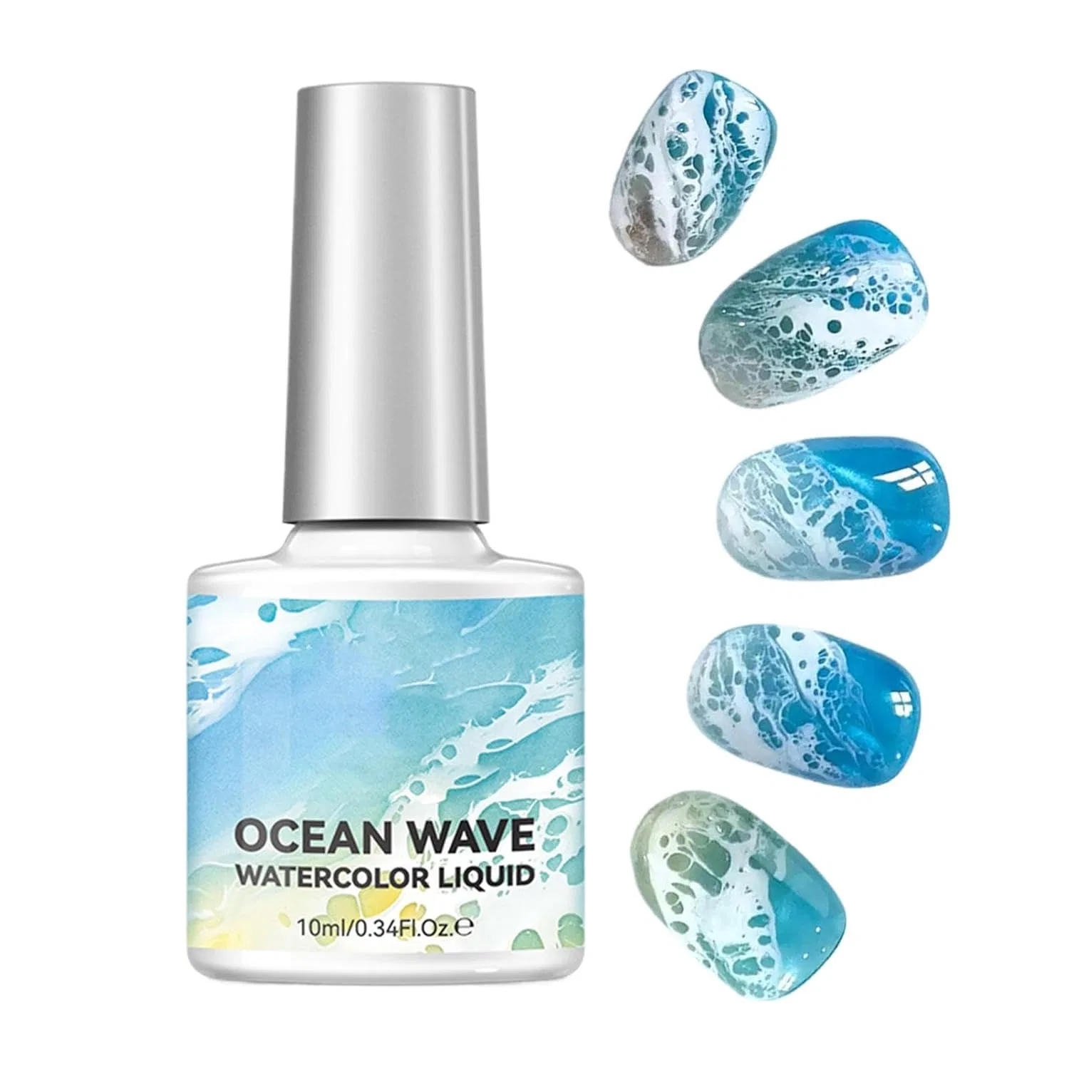 Гель-лак «Wave Gel» 10 мл с эффектом акварели для ногтей Generisch