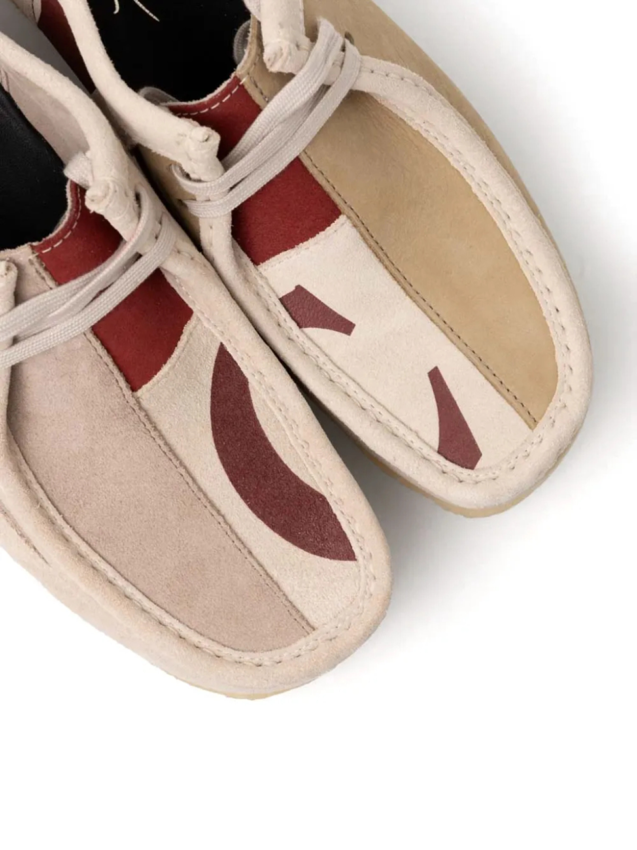 Лоферы Wallabee из коллаборации с Franck Pellegrino Clarks Originals, красный — фото 3