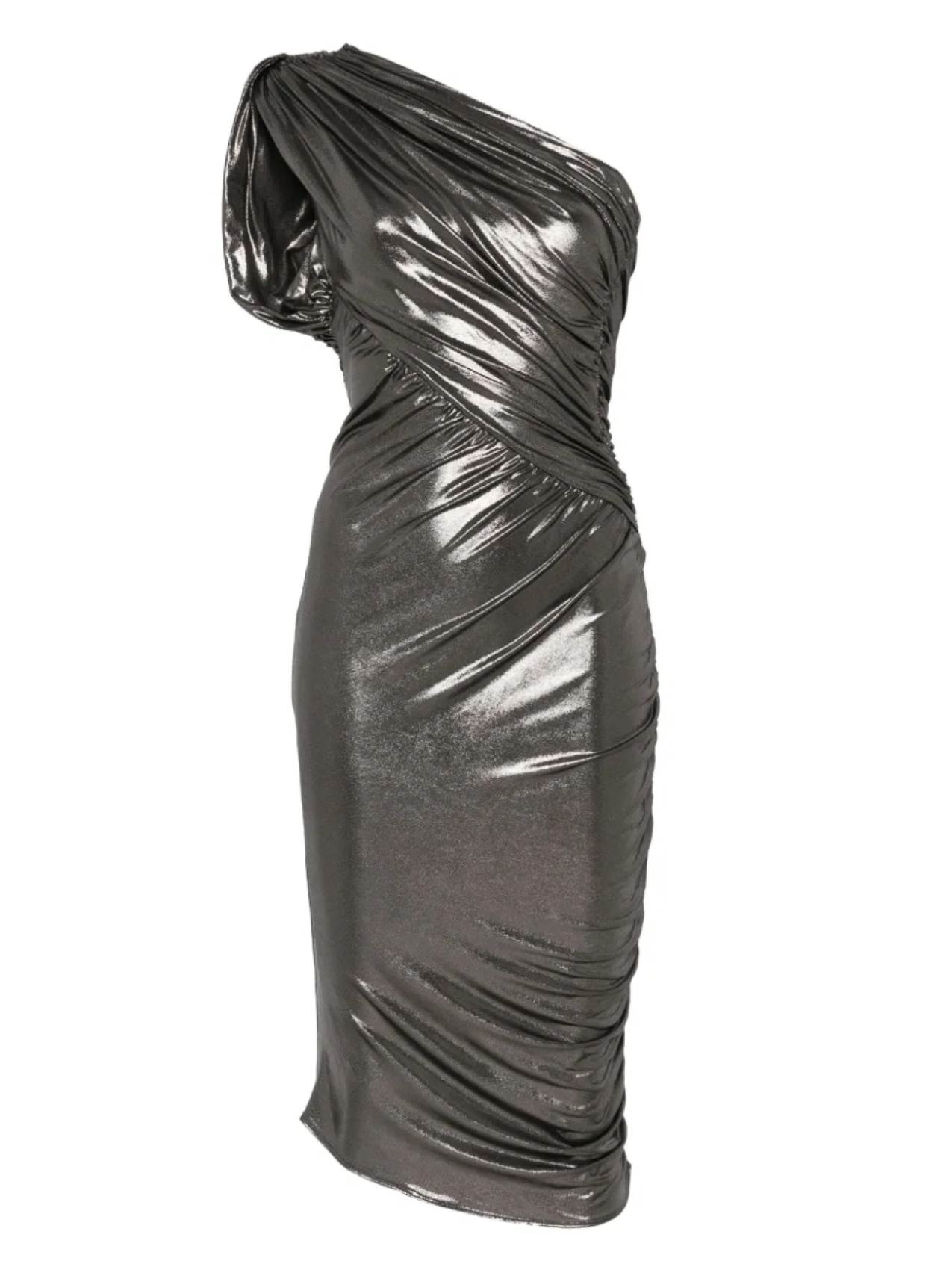 

Платье миди Amira Rick Owens Lilies, серебряный