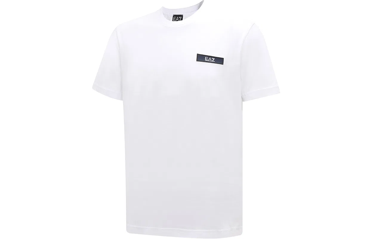 Футболка Emporio Armani EA7 белая — фото 4