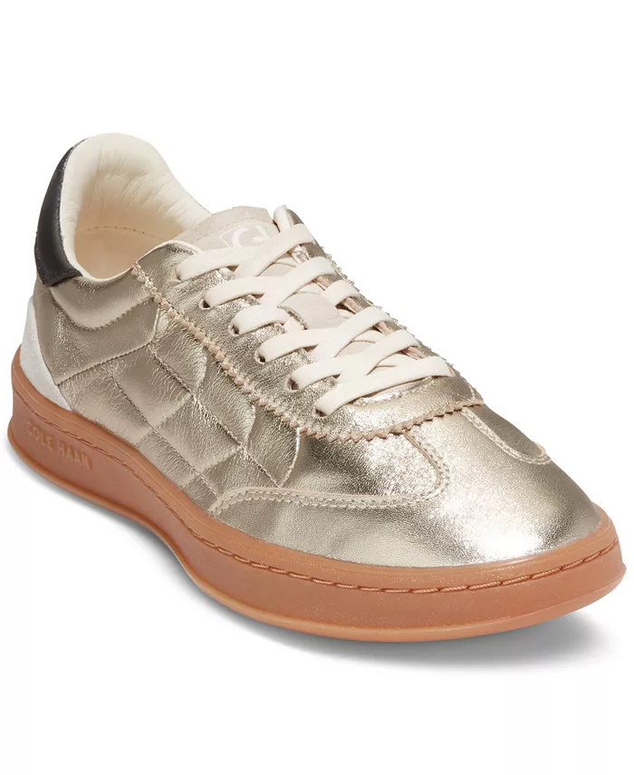 Женские кроссовки GRANDPRØ Breakaway на шнуровке с низким верхом Cole Haan, золотой