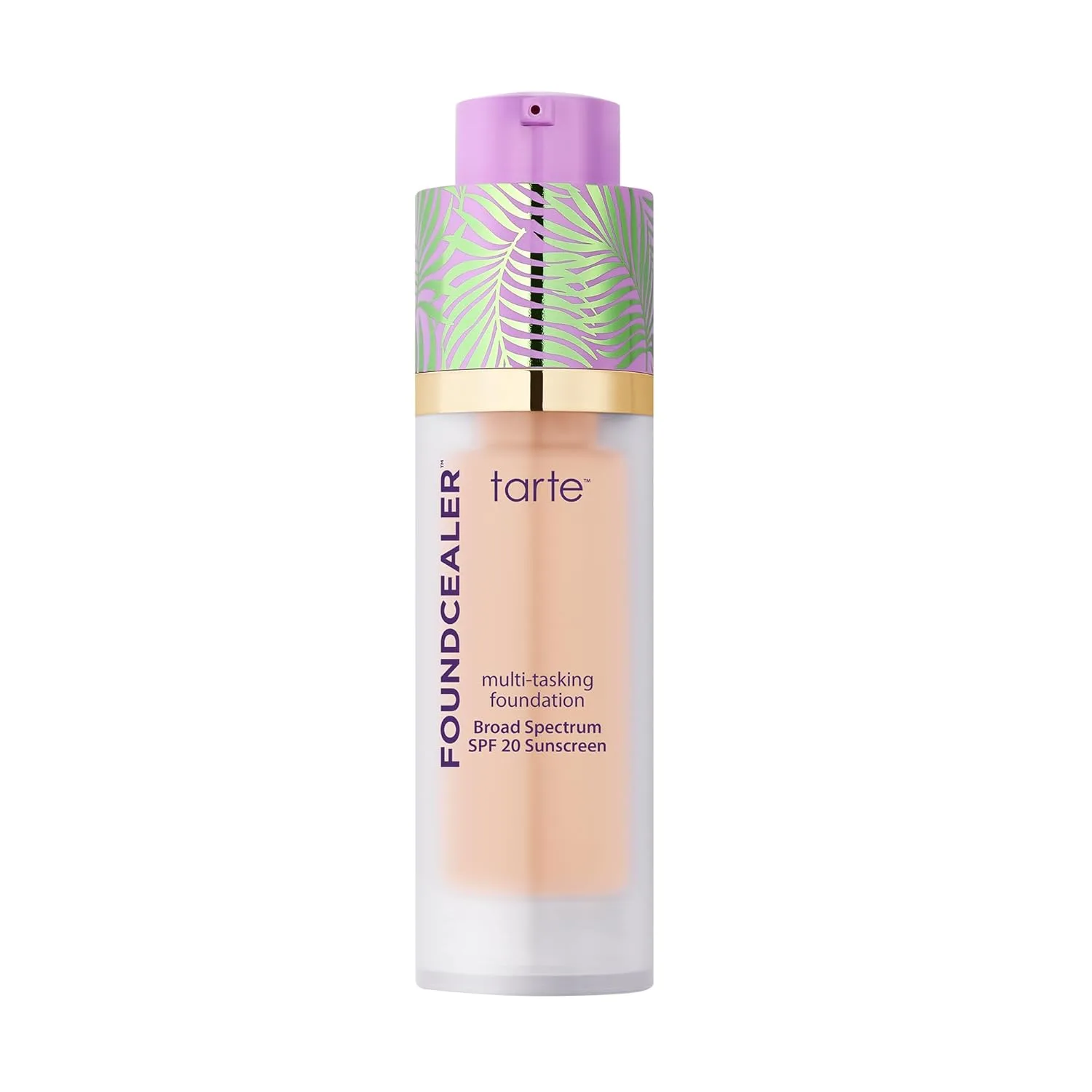 Tarte Babassu Foundcealer Dewy Foundation Broad Spectrum SPF 20 - тональный крем и консилер в одном, с SPF, веганский уходовый макияж с сияющим средним покрытием, cruelty free, 22B light beige