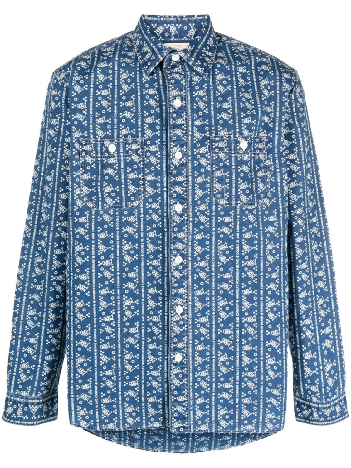

Ralph Lauren рубашка с логотипом, синий