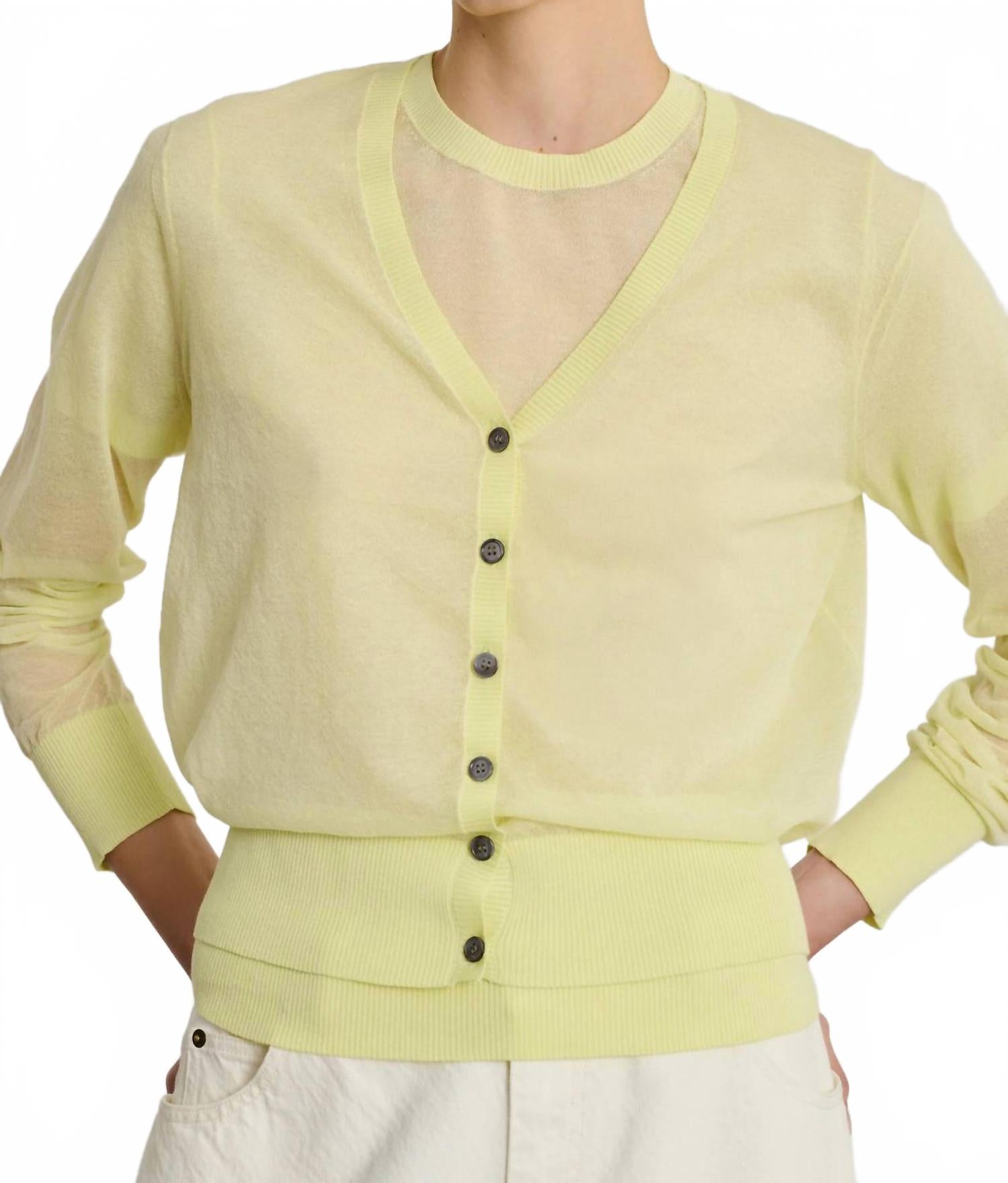 

Кардиган Этрета в Жон Асид Soeur, Jaune Acide