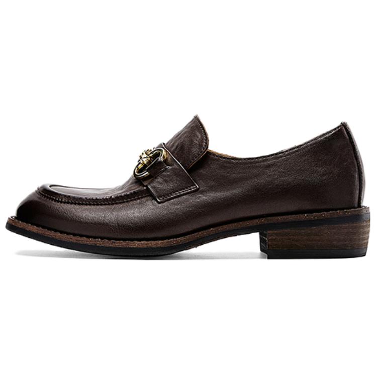 NINE WEST Женские лоферы черные/темно-коричневые, цвет Dark Brown