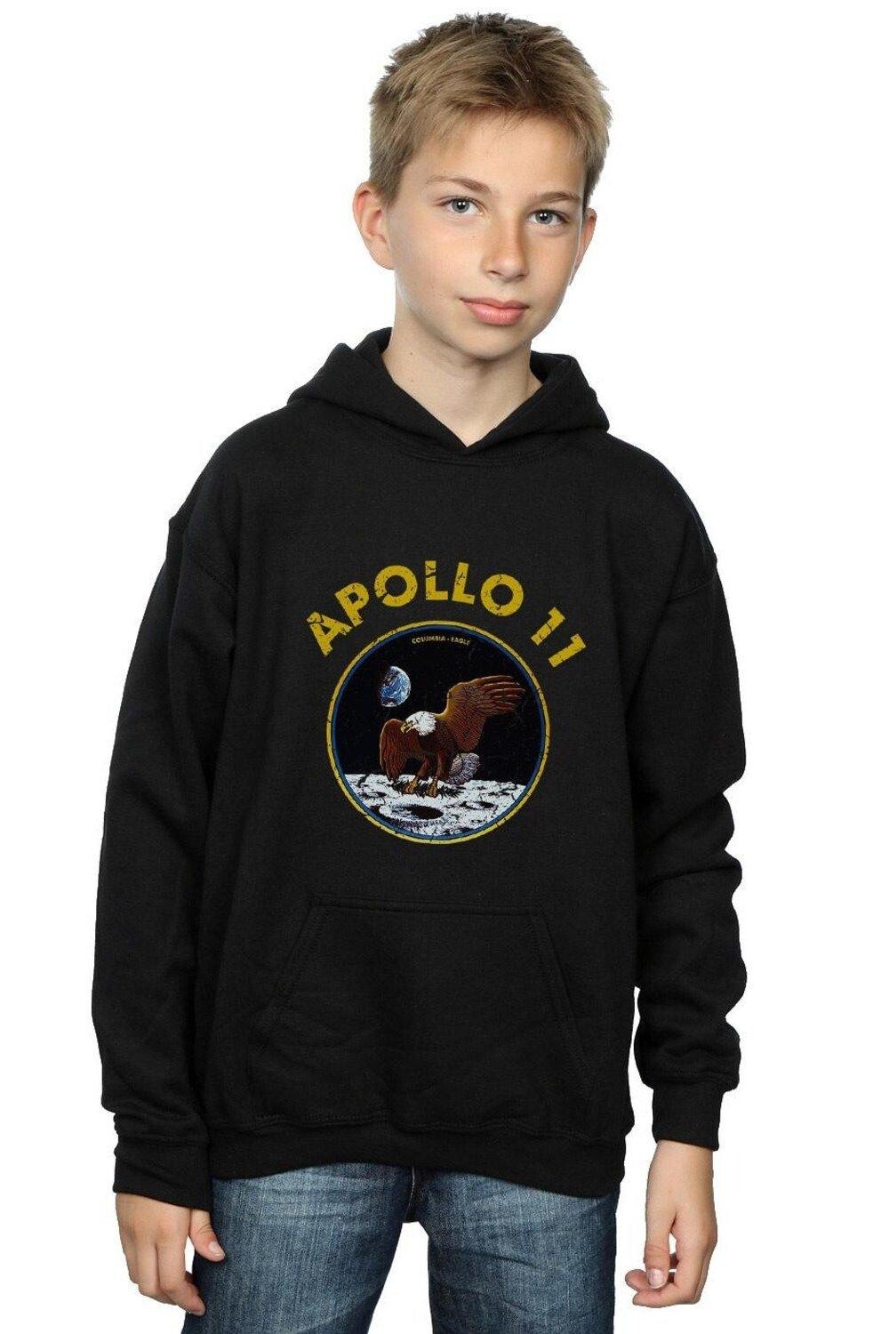 

Классическая толстовка с капюшоном Apollo 11 NASA, черный