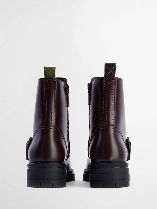 Кожаные мотоциклетные ботинки Ouseburne Barbour, Cherry — фото 3