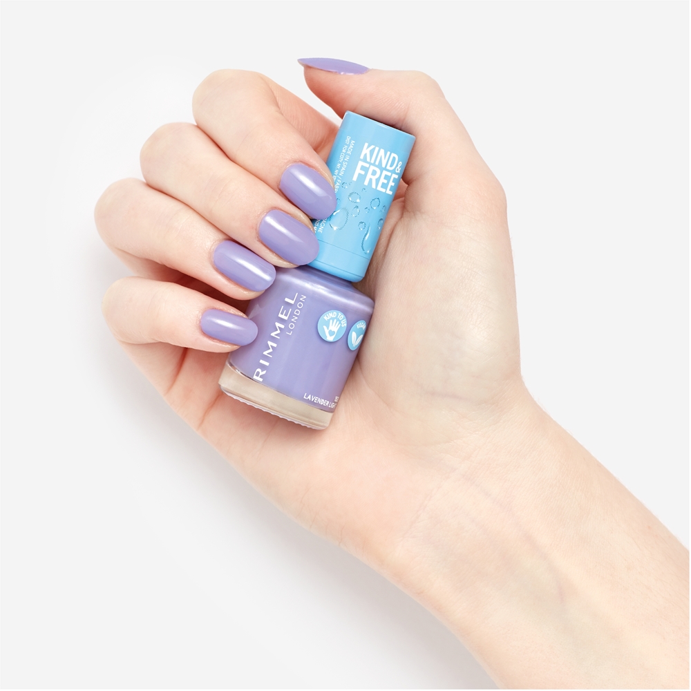 Добротный верхний слой лака для ногтей Rimmel, atspalvis 150 oxygen wave 8 мл — фото 3