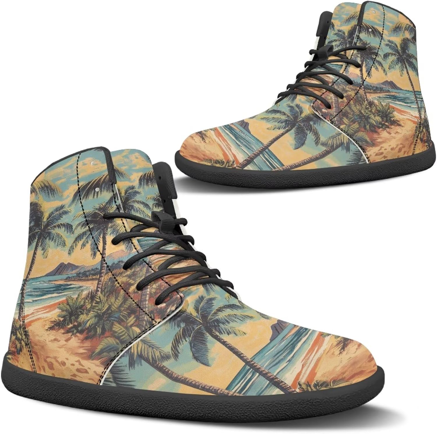 

Кроссовки Binienty унисекс для ходьбы, Beach Coconut Tree