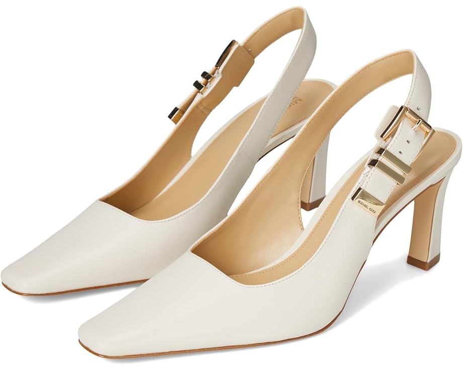 

Туфли MICHAEL Michael Kors Darrington Sling Pumps, цвет Light Cream