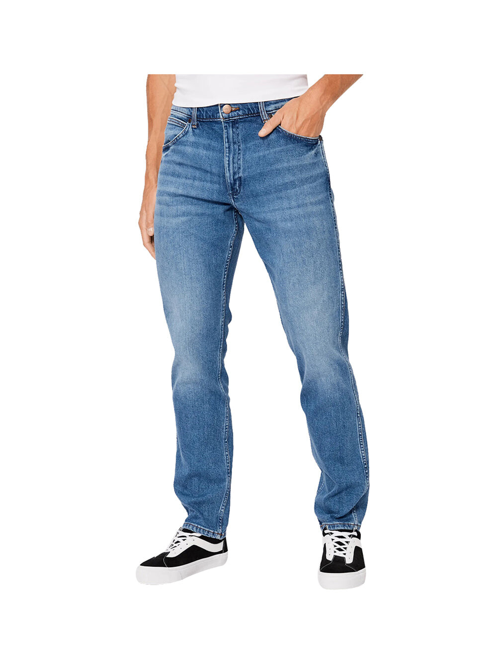 

Голубые мужские джинсы WRANGLER