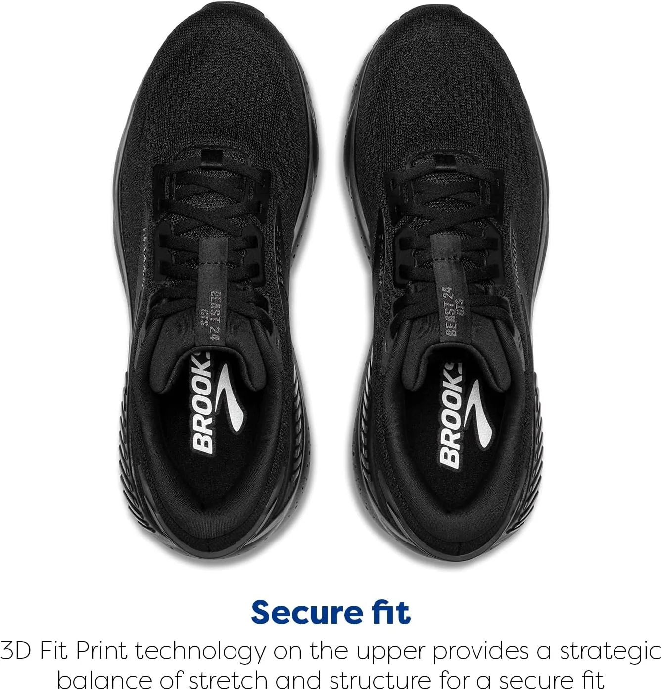 Мужские кроссовки Brooks Beast GTS 24, черный — фото 4