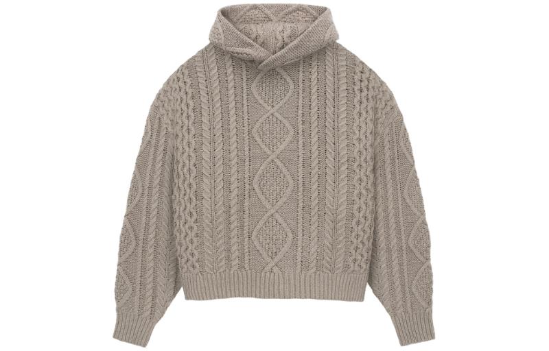 

Толстовка с капюшоном Cable Knit Fear Of God Essentials, Core Heather/Core Heather