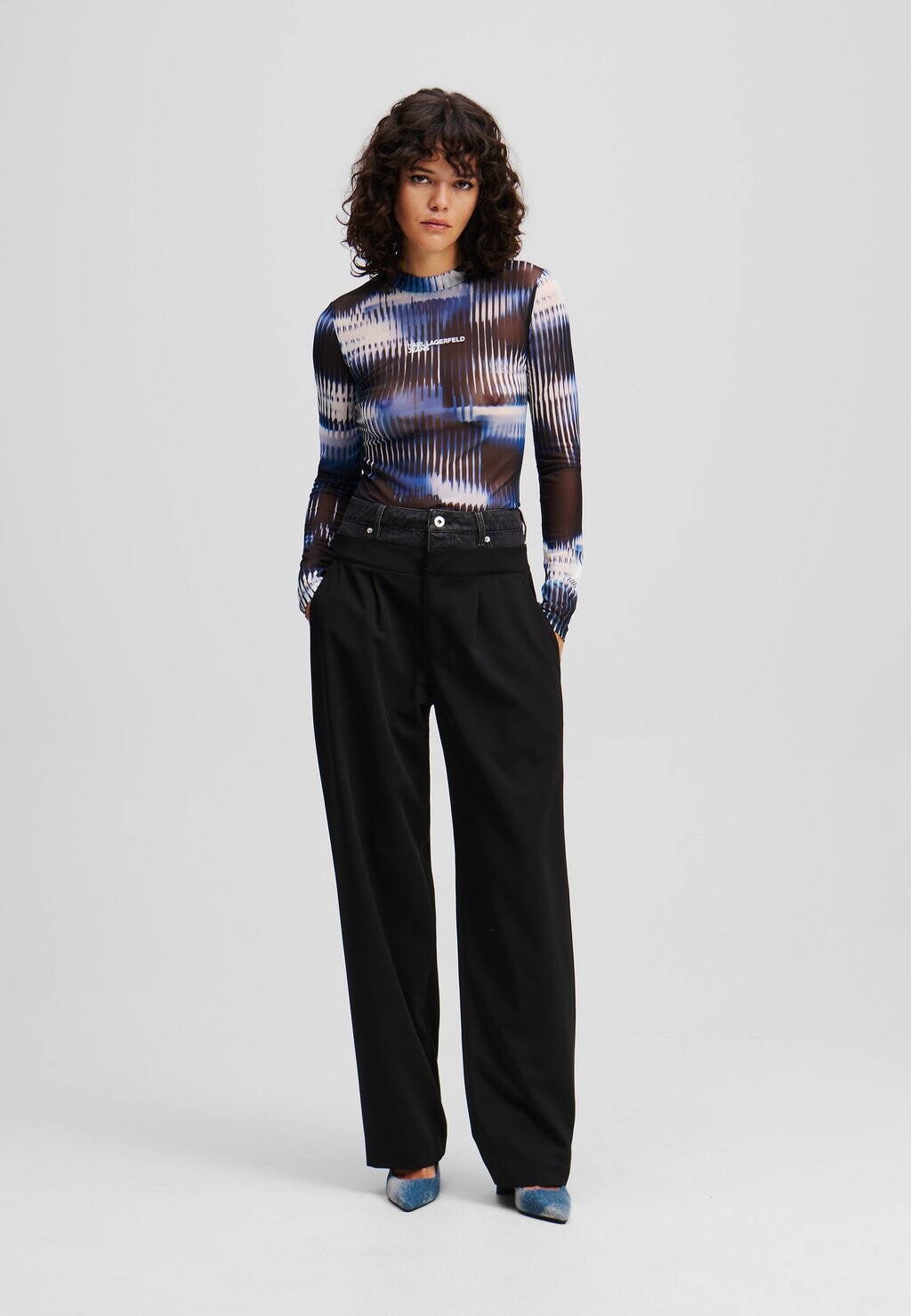 

Брюки Karl Lagerfeld Jeans, черный