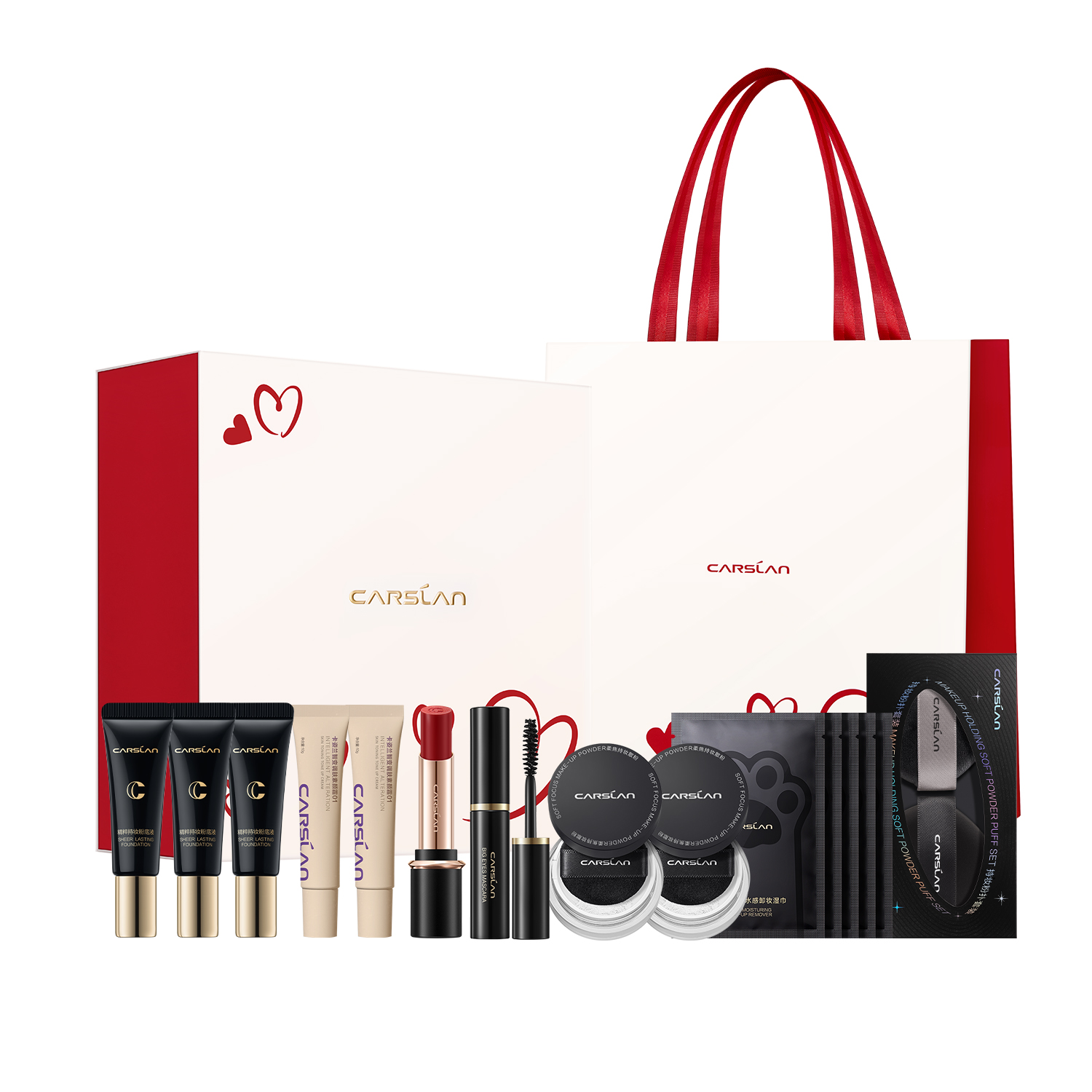 

Наборы пробников косметики для женщин Carslan