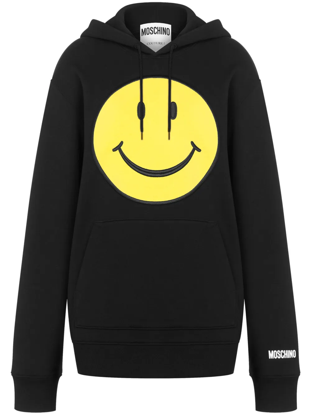 

Худи Smiley Moschino, черный