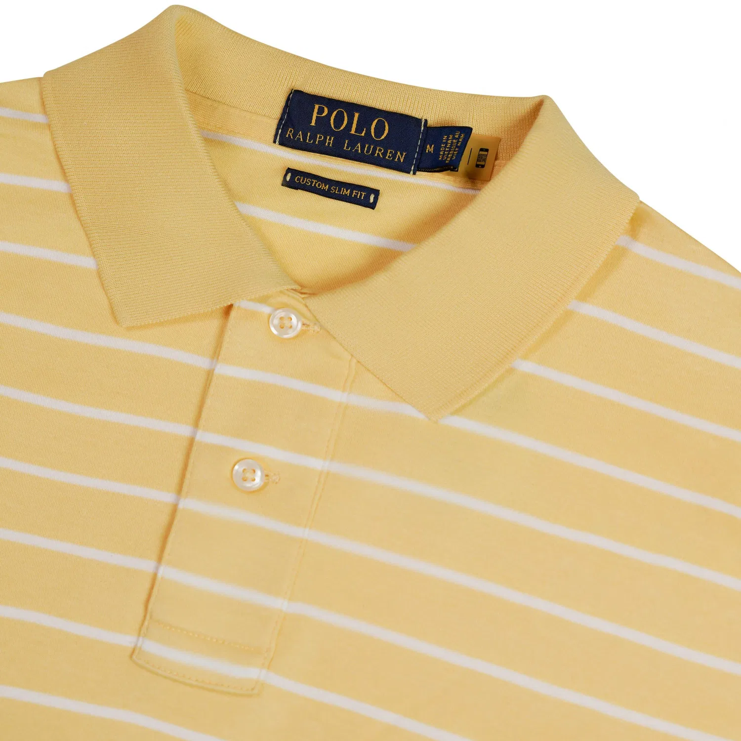 Поло SS26 Custom Slim Fit мужское Polo Ralph Lauren, Yellow — фото 4
