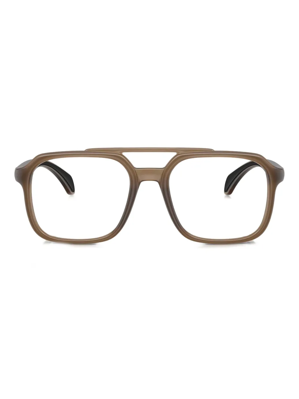 

Солнцезащитные очки с двойным мостом Moncler Eyewear, коричневый