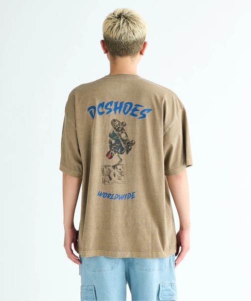 

Футболка с коротким рукавом, принт на спине DC SHOES, песочно-бежевый