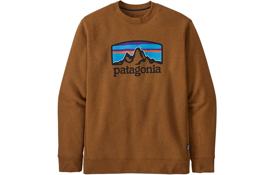 

Футболка "Горизонты Фиц Роя" Унисекс Patagonia, темно-коричневый/brbn