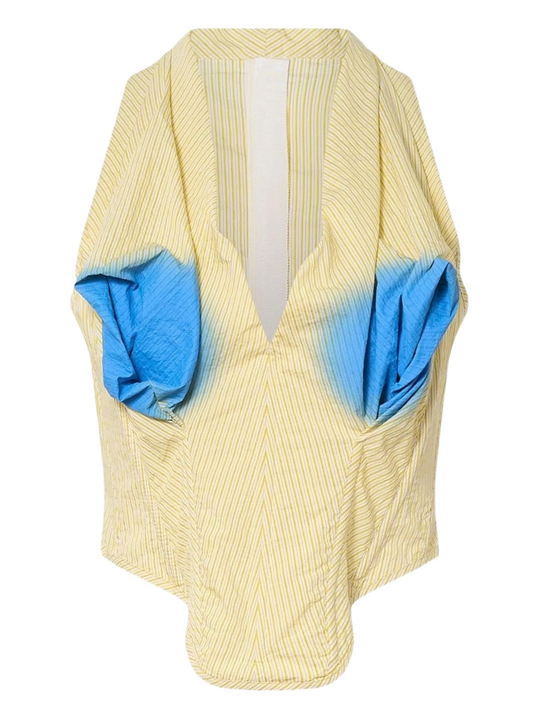 

Топ в тонкую полоску Pushbutton, желтый