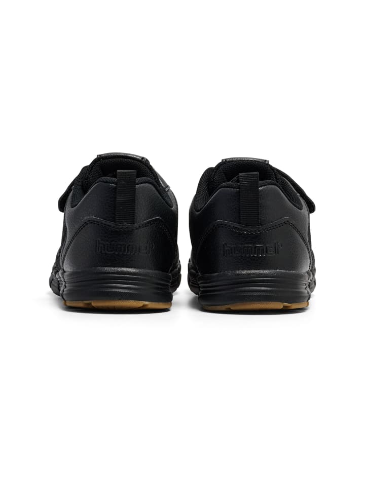 Hummel Детские кроссовки на липучках Speed Junior Lifestyle, черные/черные — фото 2