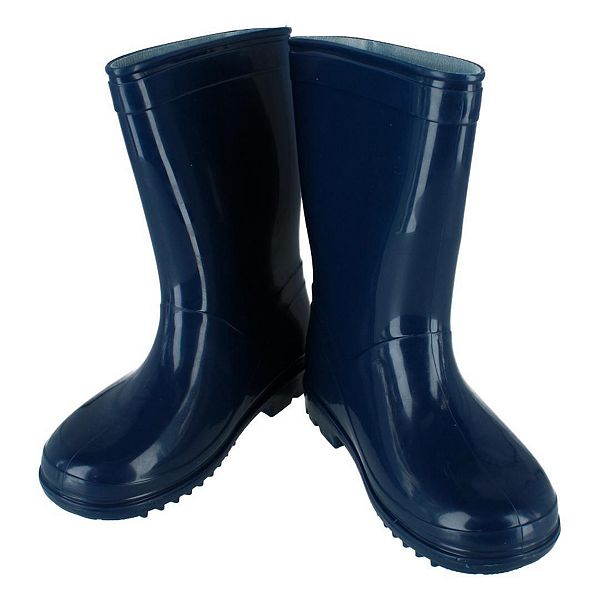 

Детские водонепроницаемые однотонные резиновые сапоги Wootie, Navy