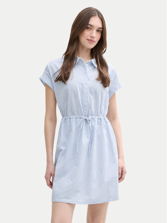 

Платье-Рубашка стандартный крой 1045766 Tom Tailor Denim, синий