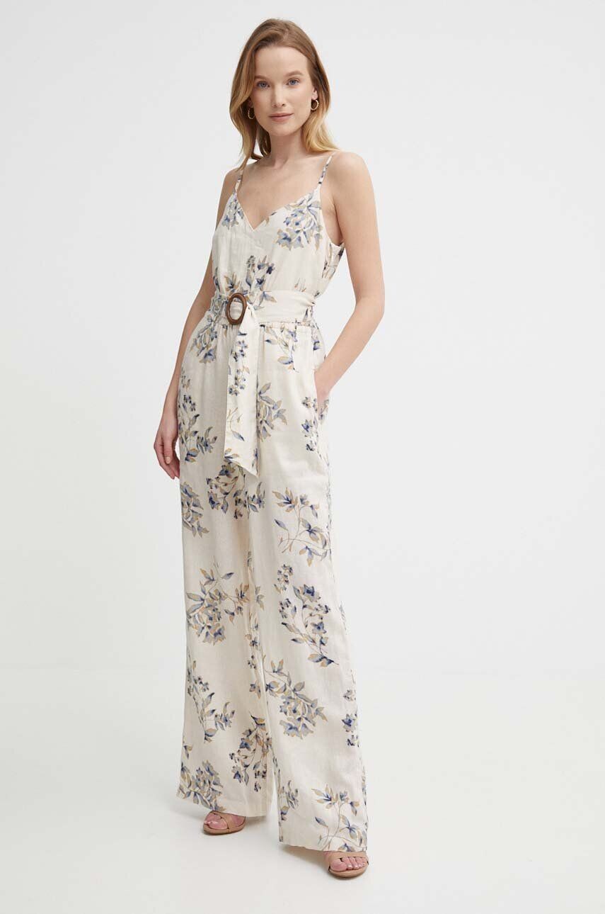 

Льняной костюм Lauren Ralph Lauren, бежевый