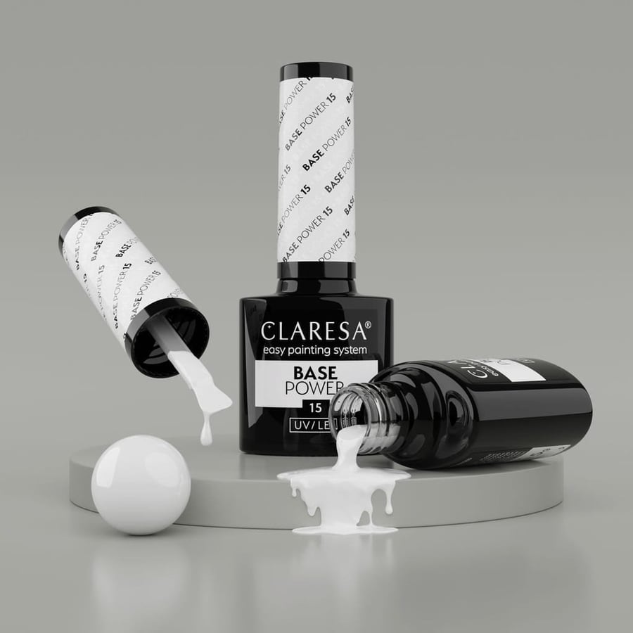 Claresa, Base Power 15, Бескислотная основа для наращивания гибридных ногтей, 5 г — фото 2