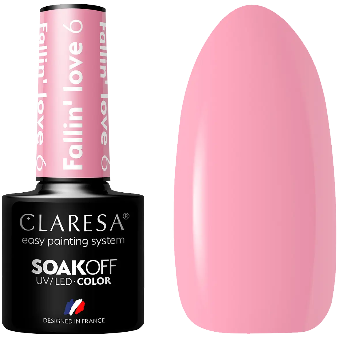 

Гибридный лак для ногтей 6 Claresa Fallin' Love, 5 гр
