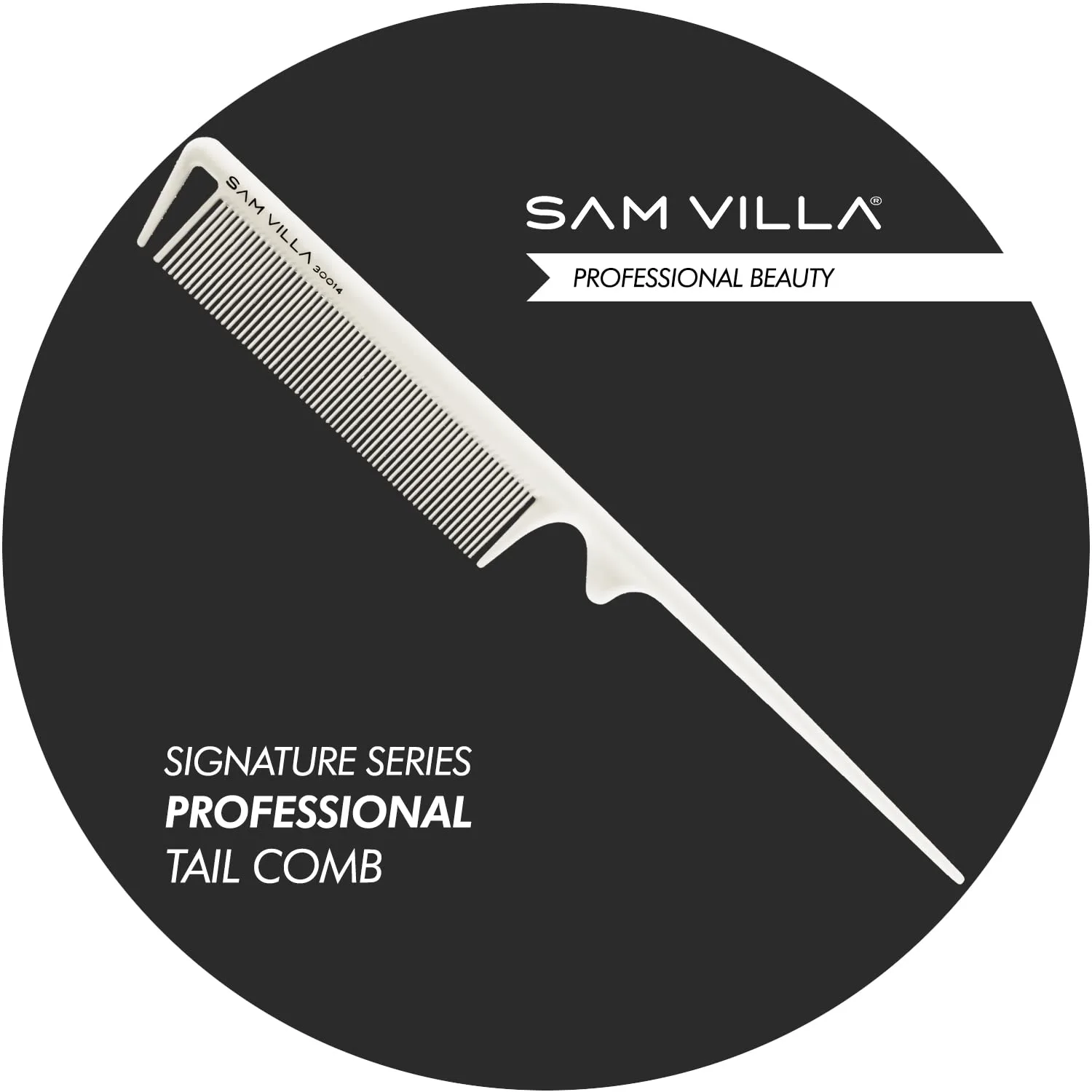 Расческа для хвоста Sam Villa Signature Series 22,9 см, Ivory — фото 2