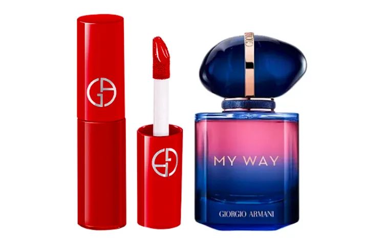 GIORGIO ARMANI Набор пробников ARMANI: жидкая матовая помада Velour и духи, #400 Liquid Lipstick Sample 1.5ml+Selfless Perfume 7ml — фото 4